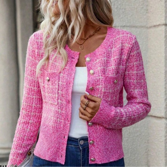 🔥BRAND NEW🔥 Pink Cardigan - Picture 5 of 5